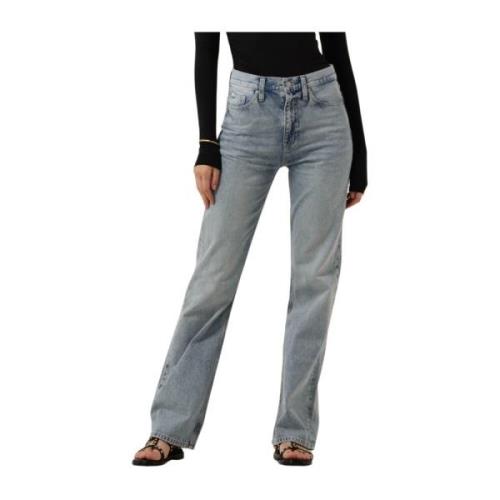 Authentieke Bootcut Jeans Calvin Klein , Blue , Dames