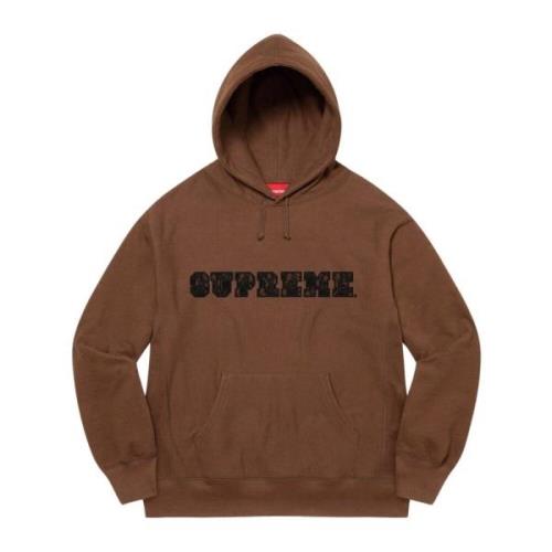 Donkerbruine Lace Hooded Sweatshirt Limited Edition Supreme , Brown , ...