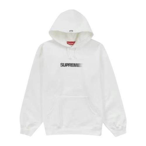 Motion Logo Hoodie Wit Supreme , White , Heren