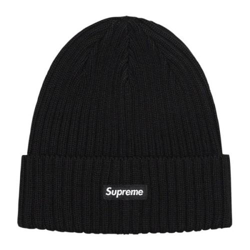 Zwarte Overdyed Beanie Limited Edition Supreme , Black , Unisex