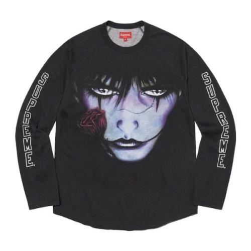 Limited Edition The Crow Raglan Top Supreme , Black , Heren