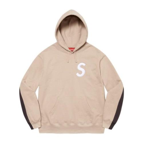 Limited Edition S Logo Split Hoodie Supreme , Beige , Heren