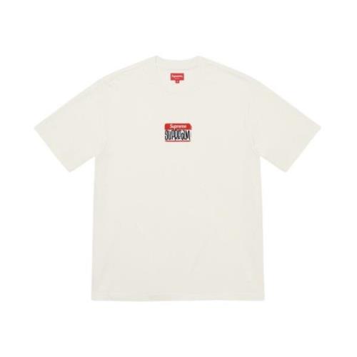 Beperkte Editie Gonz Nametag Top Supreme , Beige , Heren