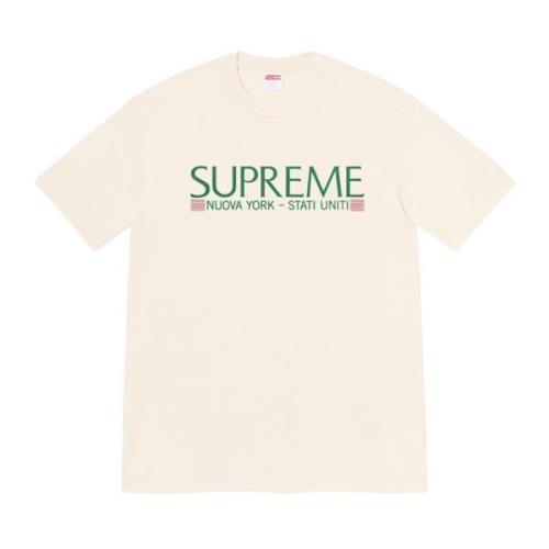 Beperkte oplage New York Tee Natuurlijk Supreme , Beige , Heren