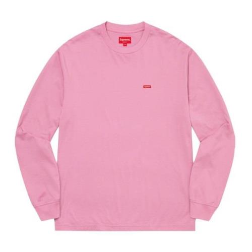 Roze Small Box Longsleeve Tee Supreme , Pink , Heren