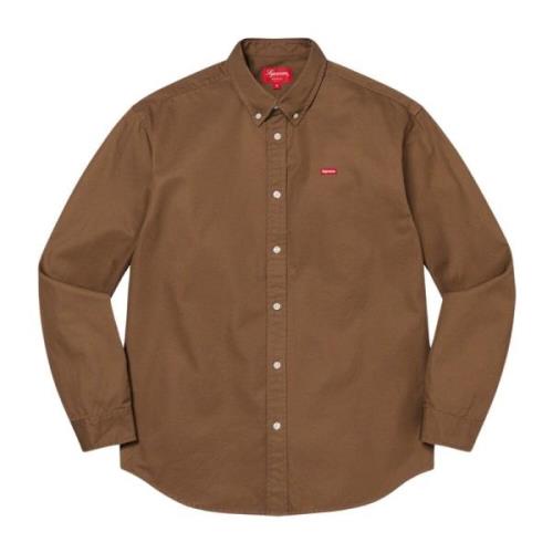 Beperkte Oplage Bruin Shirt met Logo Patch Supreme , Brown , Heren