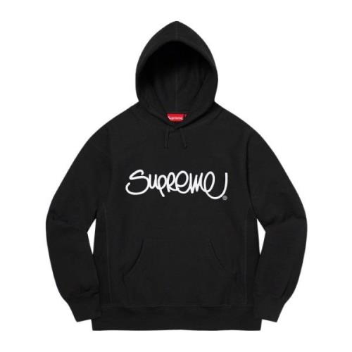 Beperkte oplage Handstyle capuchontrui zwart Supreme , Black , Heren