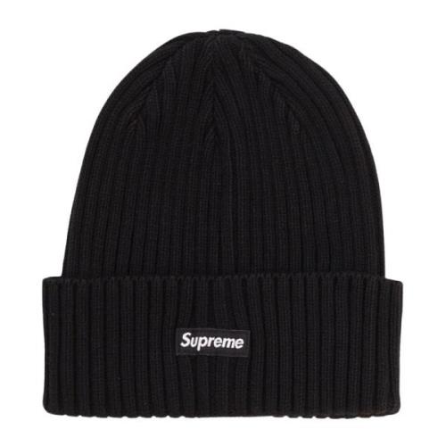 Zwarte Overdyed Beanie Ss19 Limited Edition Supreme , Black , Heren