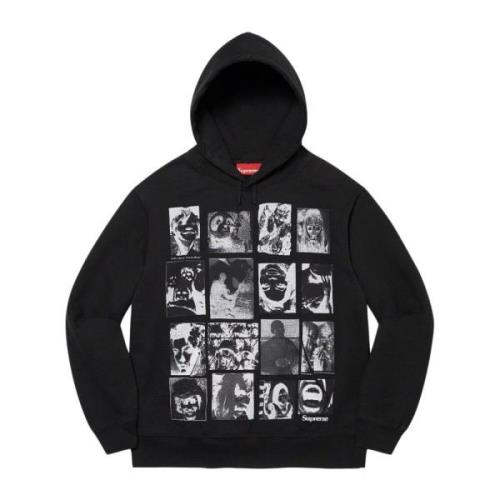 Limited Edition Collage Grid Hoodie Zwart Supreme , Black , Heren