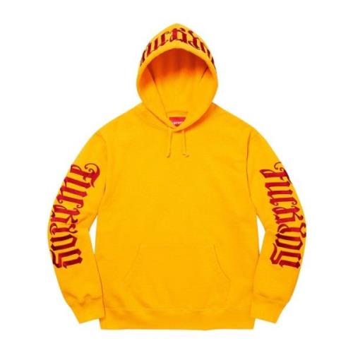 Limited Edition Ambigram Hoodie Bright Gold Supreme , Yellow , Heren