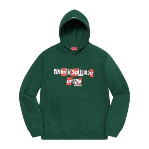 Donkergroene Limited Edition Hoodie Supreme , Green , Heren