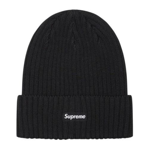 Zwarte Overdyed Beanie Limited Edition Supreme , Black , Unisex