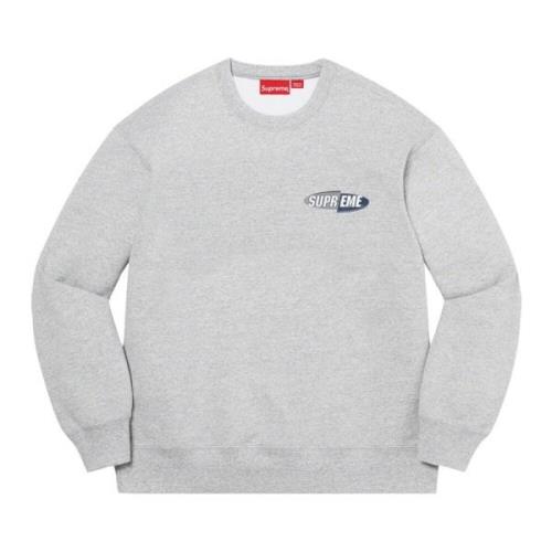 Beperkte oplage Crewneck Heather Grey Supreme , Gray , Heren