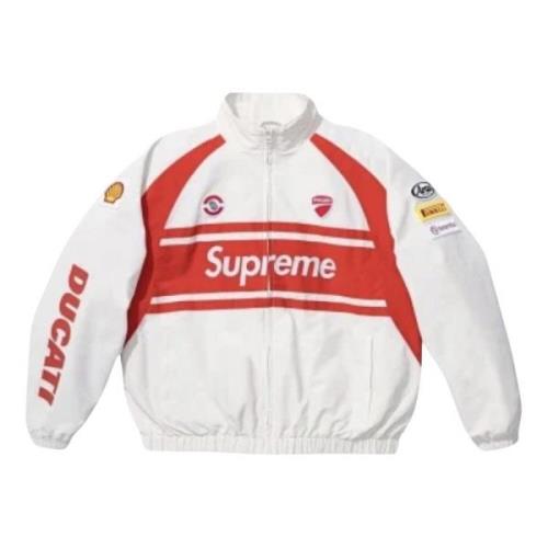 Limited Edition Track Jacket Licht Grijs Supreme , Multicolor , Heren