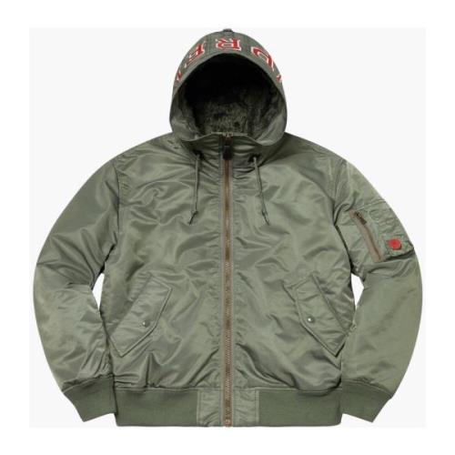 Beperkte oplage Hooded Ma-1 Olijf Supreme , Green , Heren