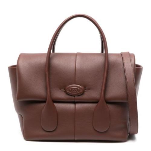 Omkeerbare Leren Mini Tas Tod's , Brown , Dames