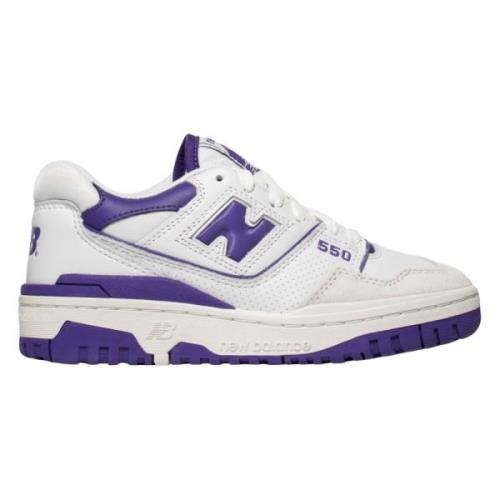 Beperkte oplage Wit Paars 550 New Balance , Multicolor , Heren