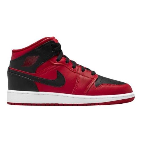 Limited Edition Air Jordan 1 Mid Reverse Bred Nike , Red , Dames