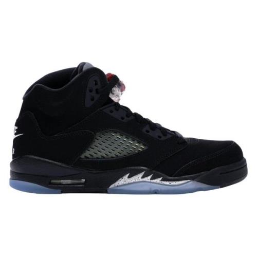 Zwart Metallic Retro Air Jordan 5 Nike , Black , Dames