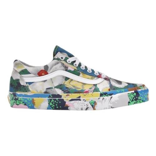 Beperkte oplage Bloemen Gele Sneakers Vans , Multicolor , Dames