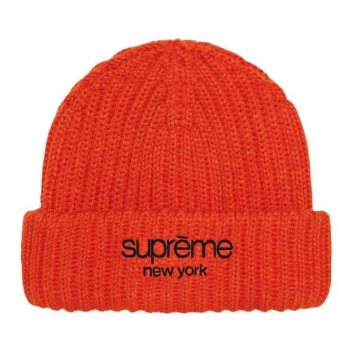 Geribbelde Beanie Burnt Orange Limited Edition Supreme , Orange , Unis...