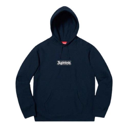 Limited Edition Bandana Box Logo Hoodie Supreme , Blue , Heren