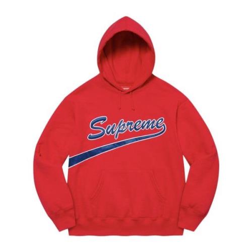 Rode Tail Hooded Sweatshirt Limited Edition Supreme , Red , Heren