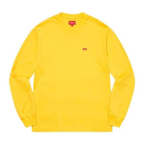 Beperkte Oplage Kleine Box Longsleeve Tee Geel Supreme , Yellow , Here...