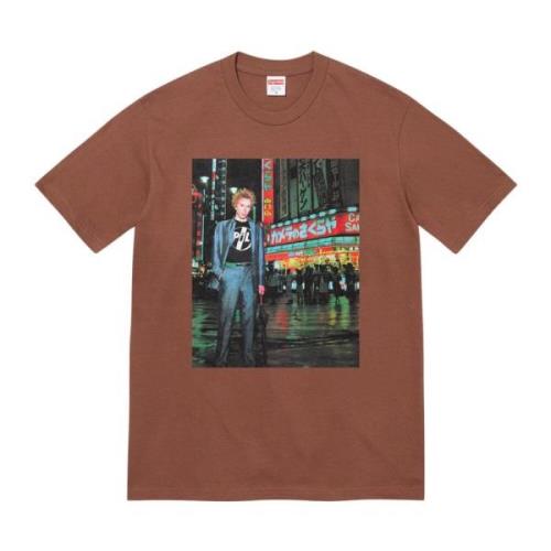 Live In Tokyo Tee Brown Limited Edition Supreme , Brown , Heren