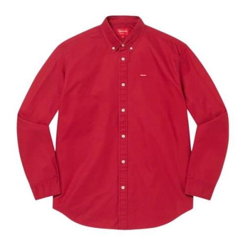 Beperkte Oplage Lange Mouw Shirt Rood Supreme , Red , Heren