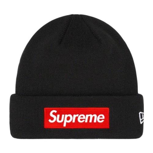 Limited Edition Box Logo Beanie Zwart Supreme , Black , Heren