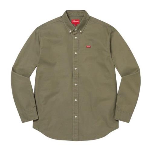 Exclusieve Small Box Shirt Olijf Supreme , Green , Heren