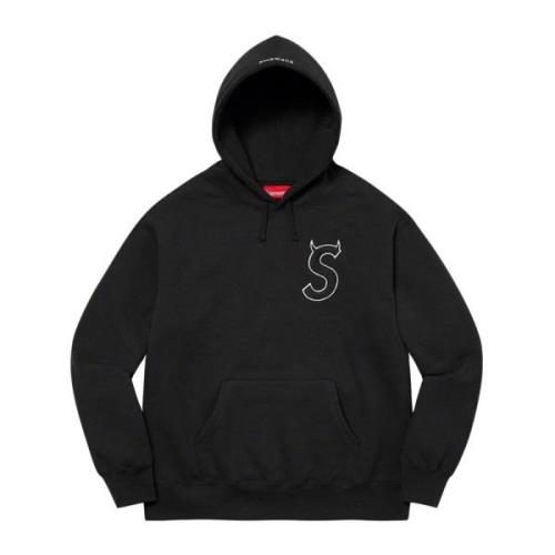 Beperkte Oplage Logo Hoodie Zwart Supreme , Black , Heren