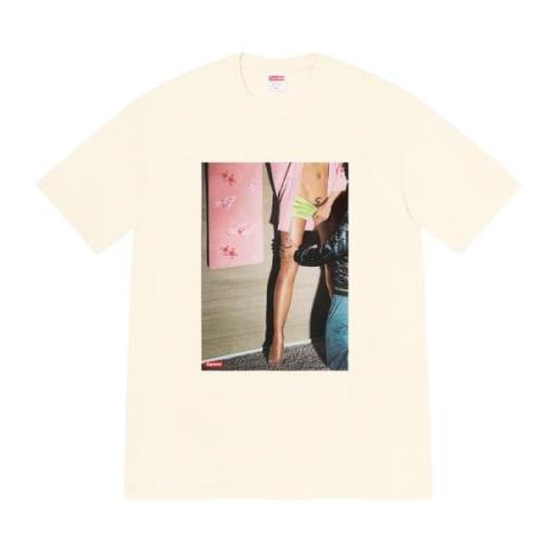 Klassieke Katoenen Grafische Tee Limited Edition Supreme , Beige , Her...