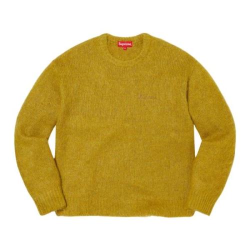 Beperkte oplage Mohair Sweater Acid Supreme , Yellow , Heren