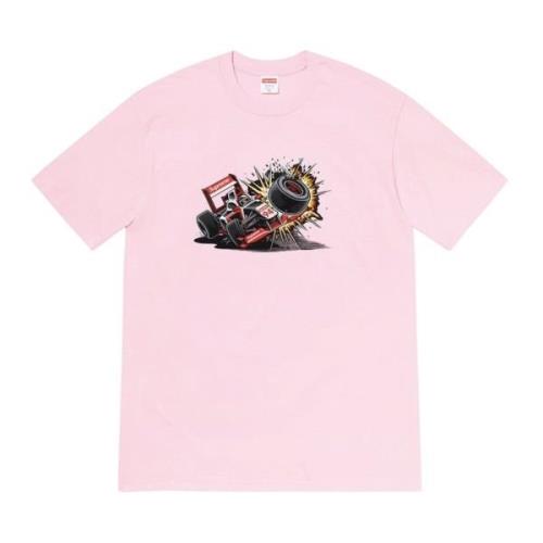 Limited Edition Crash Tee Lichtroze Supreme , Pink , Heren