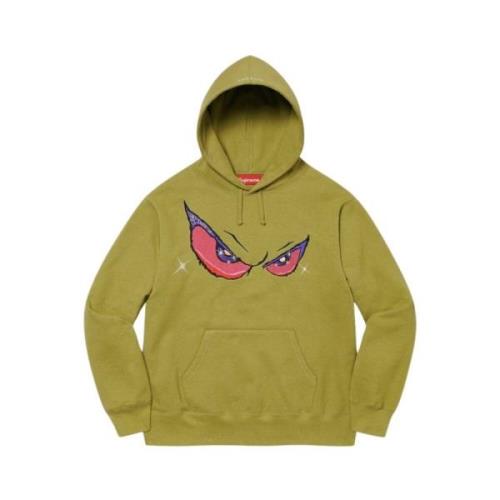 Limited Edition Eyes Hooded Sweatshirt Supreme , Green , Heren