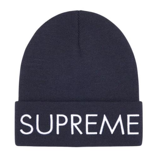 Beperkte oplage Navy Beanie Supreme , Blue , Unisex