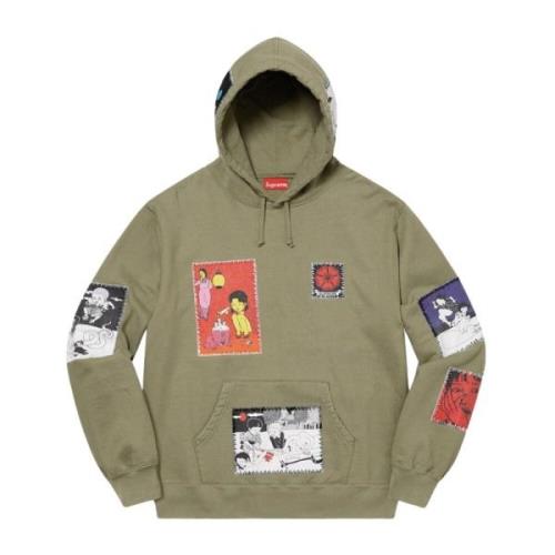 Beperkte oplage Hoodie Toshio Saeki Supreme , Green , Heren