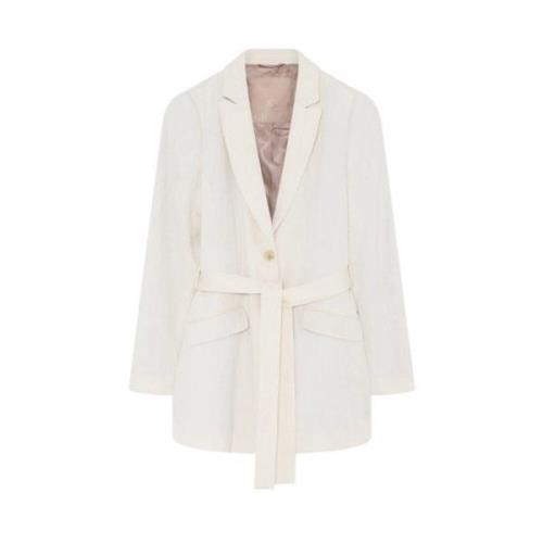 Romige Blazer Stacie Gustav , Beige , Dames