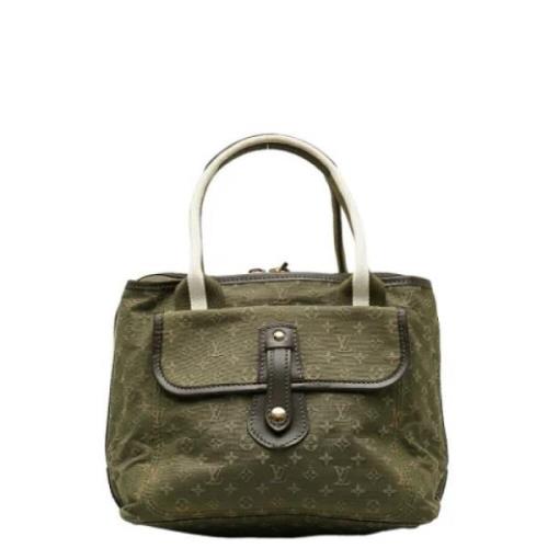 Pre-owned Fabric louis-vuitton-bags Louis Vuitton Vintage , Green , Da...