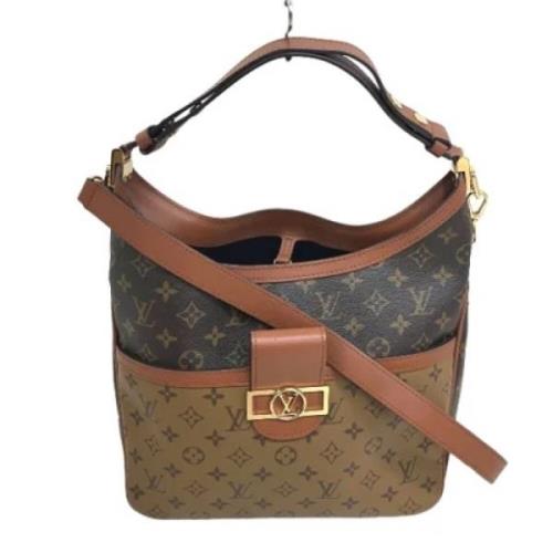 Pre-owned Fabric louis-vuitton-bags Louis Vuitton Vintage , Brown , Da...