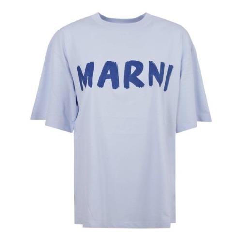 Stijlvolle T-shirts en Polos Marni , Blue , Dames