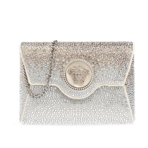 La Medusa Clutch Versace , Gray , Dames