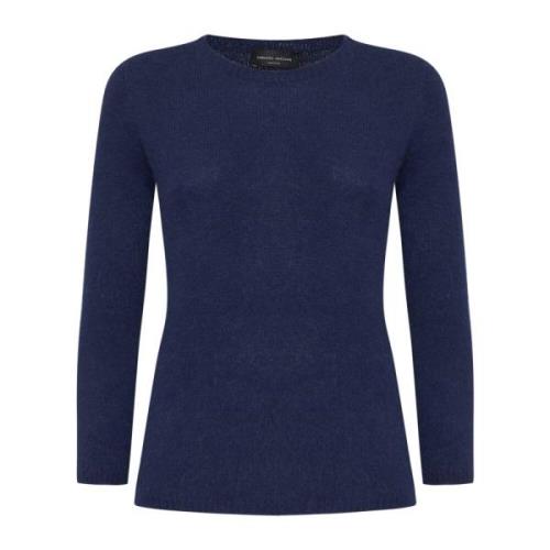 Blauwe Sweaters voor Mannen Roberto Collina , Blue , Dames