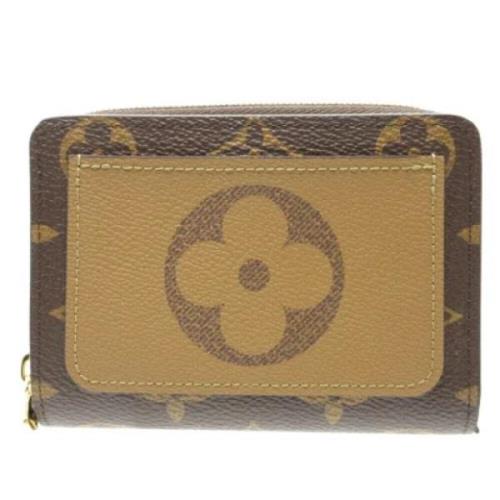 Pre-owned Canvas wallets Louis Vuitton Vintage , Brown , Dames