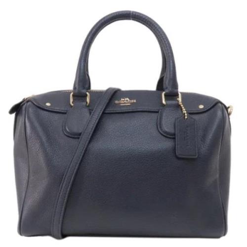 Pre-owned Leather handbags Coach Pre-owned , Blue , Dames