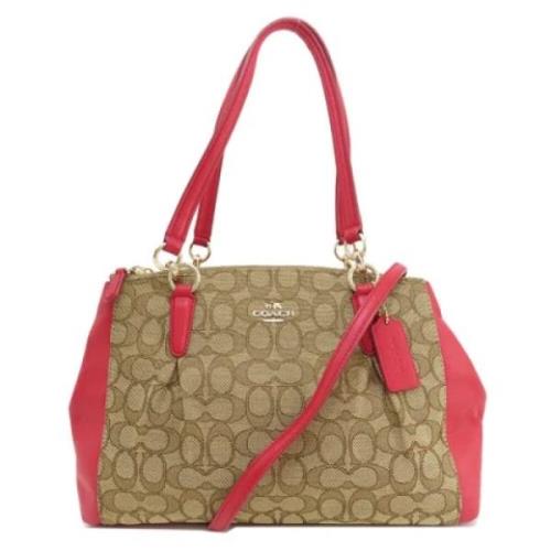 Pre-owned Canvas handbags Coach Pre-owned , Brown , Dames