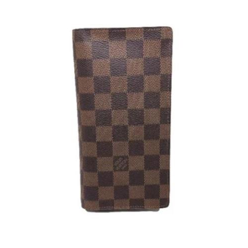 Pre-owned Canvas wallets Louis Vuitton Vintage , Brown , Dames