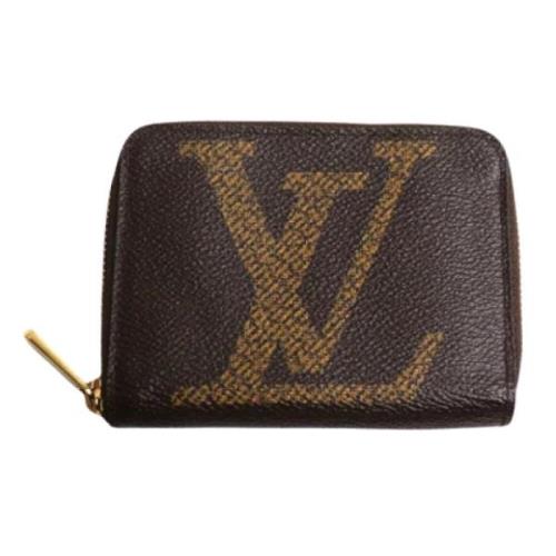 Pre-owned Canvas wallets Louis Vuitton Vintage , Brown , Dames